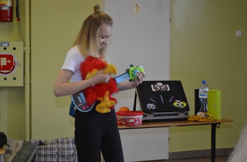 Klaun Walduś w naszej szkole